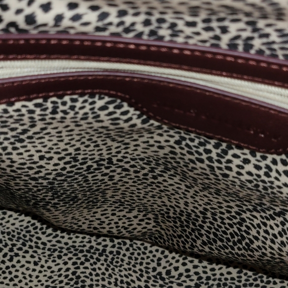 HOST PICK SOLE SOCIETY Satchel Cross-body Maroon Handbag - Picture 5 of 11